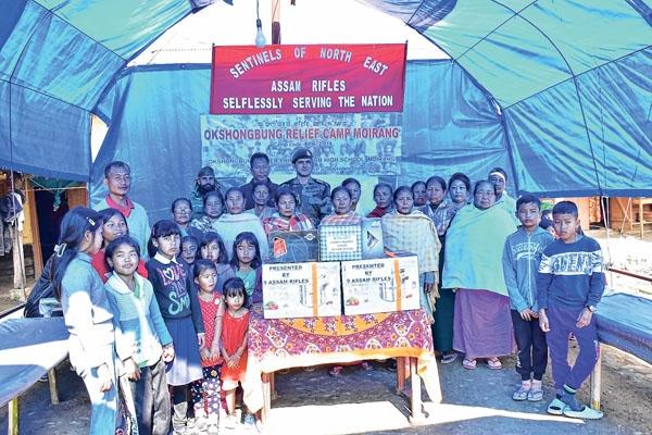 Relief items distribution, career counselling / awareness campaign held
