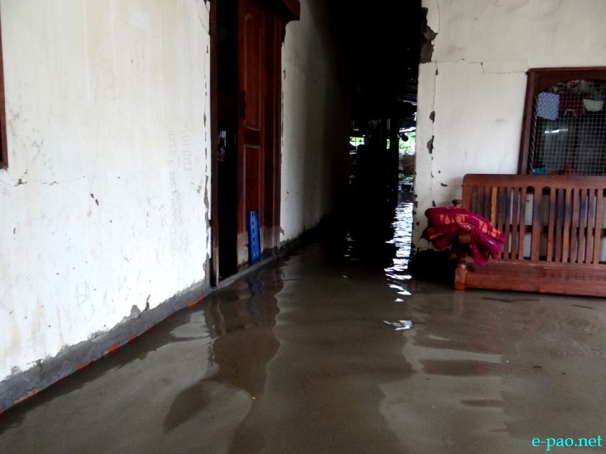 Flooding at many roads/streets of Imphal/greater Imphal areas: Photos from Lalambung Takhellambam Leikai :: 10 September 2013