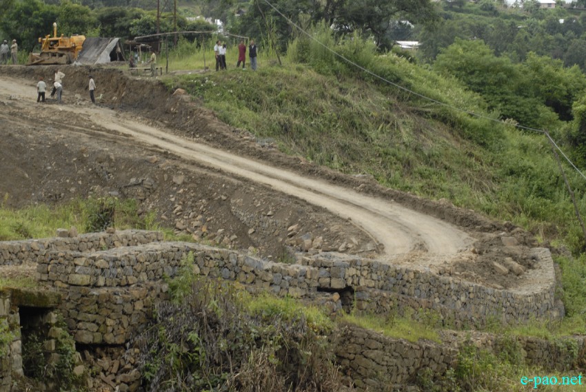 Poor condition of  Ukhrul-Jessami Highway :: Last week of August 2013