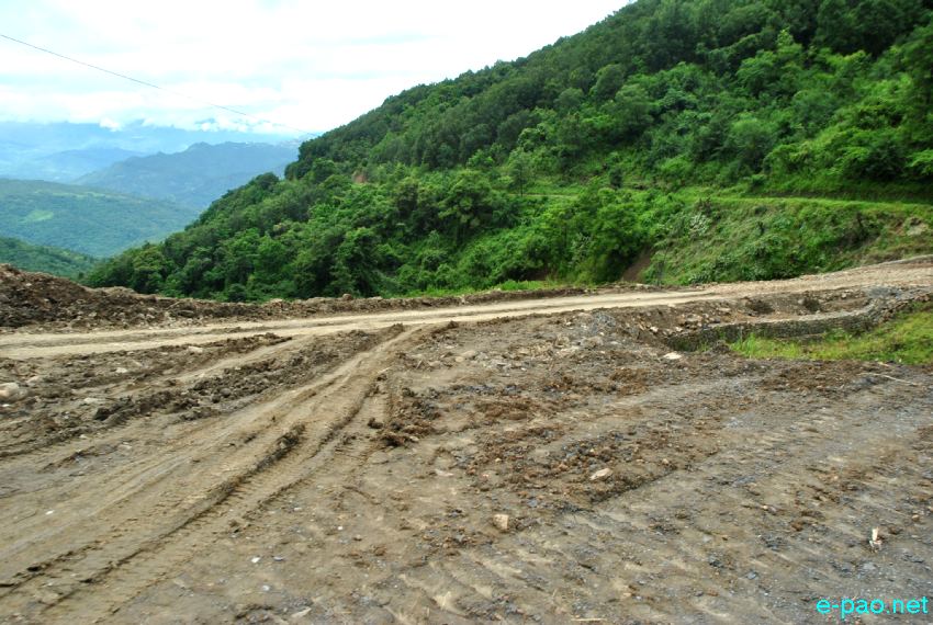  Condition of Ukhrul-Jessami Highway in Last week of August 2013