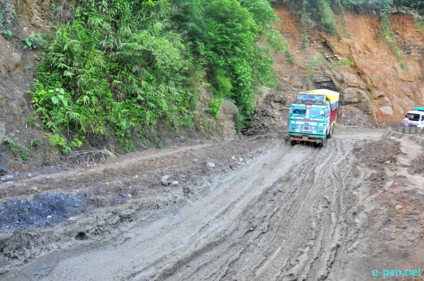 Pathetic / Deplorable section of NH-37 connecting Imphal and Jiribam  :: July 21, 2013