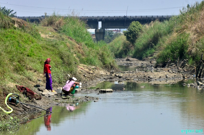  Water scarcity in Imphal City  as on 23 April 2014