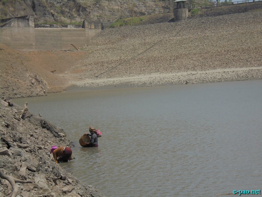 Water scarcity in Singda Dam area : Rivers in Imphal drying up :: 23 April  2014