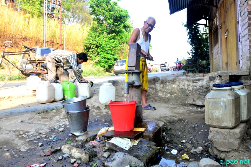 Water scarcity in Imphal City  :: 30 April  2014