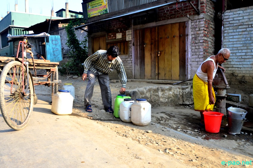 Water scarcity in Imphal City  :: 30 April  2014