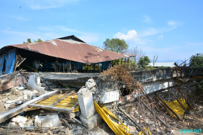 Manipur Earthquake :  Aftermath of the earthquake at Leimakhong area :: January 7 2016