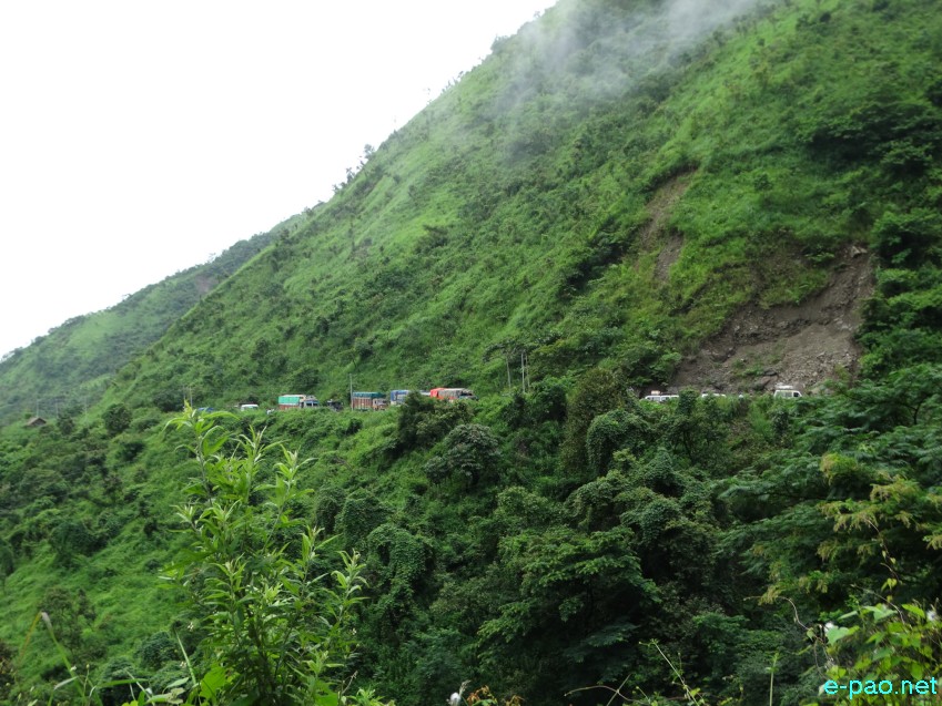 Landslide at Imphal Jiribam Highway (NH 37) :: 10 July 2017