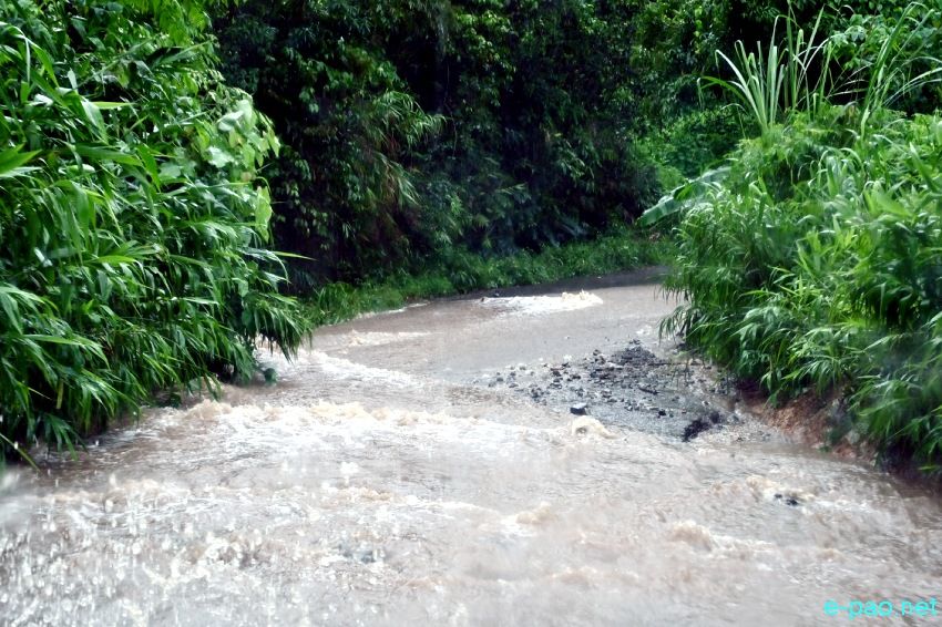 Pathetic road condition in Imphal-Jiribam Road (NH-37) :: Third Week June 2022