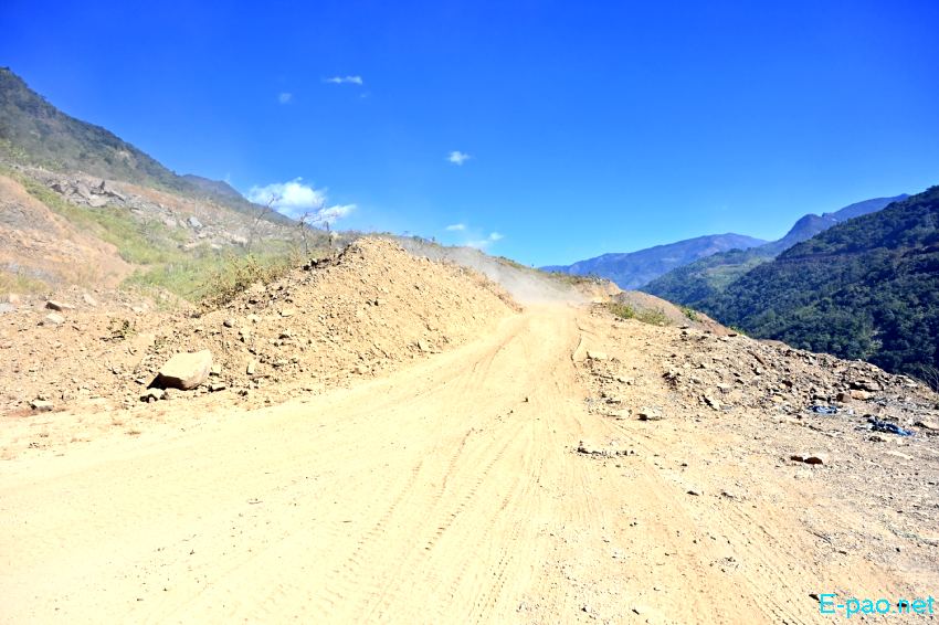 Tupul Landslide site under construction :: 10th December 2022
