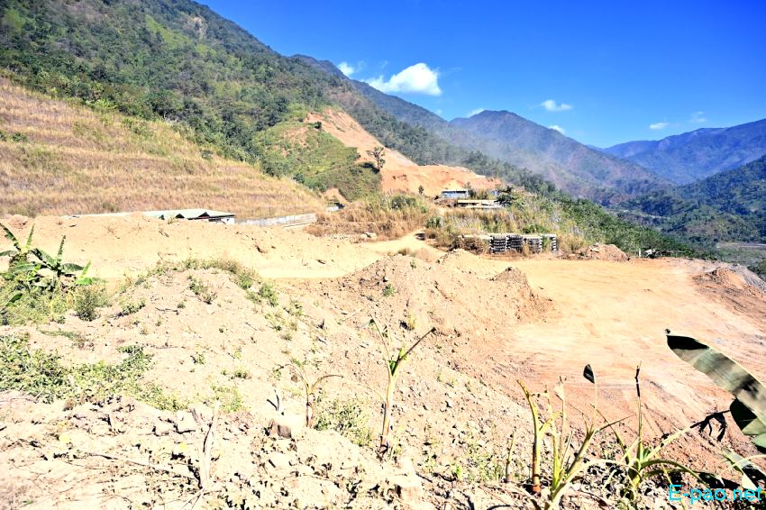 Tupul Landslide site under construction :: 10th December 2022