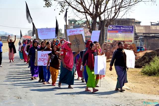Citizenship Amendment Bill 2016 : Protest at Imphal East , Imphal West   :: 12th February 2019