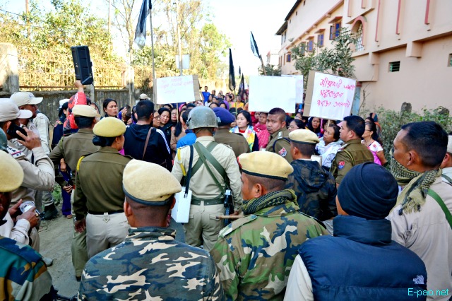 Citizenship Amendment Bill 2016 : Protest at Imphal East , Imphal West   :: 12th February 2019