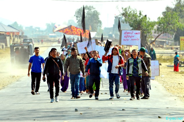 Citizenship Amendment Bill 2016 : Protest at Imphal East , Imphal West   :: 12th February 2019