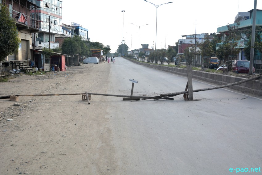 Citizenship Amendment Bill 2016 : Total Shutdown in different areas of Imphal City  :: 19th November 2019