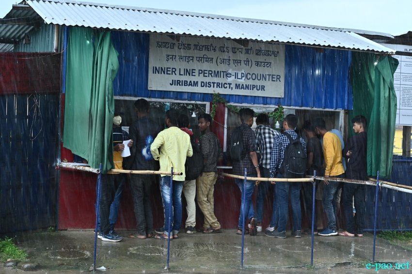 ILP (Inner Line Permit) Check point at Jiribam District, Manipur :: 15th June 2022