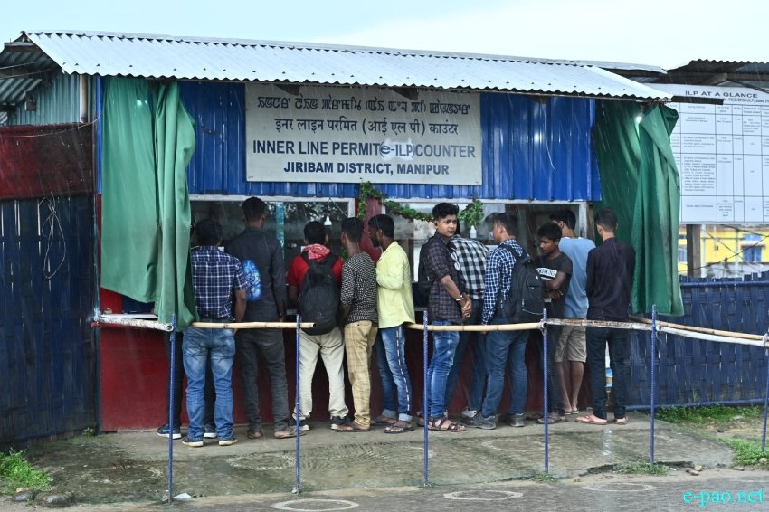 ILP (Inner Line Permit) Check point at Jiribam District, Manipur :: 15th June 2022