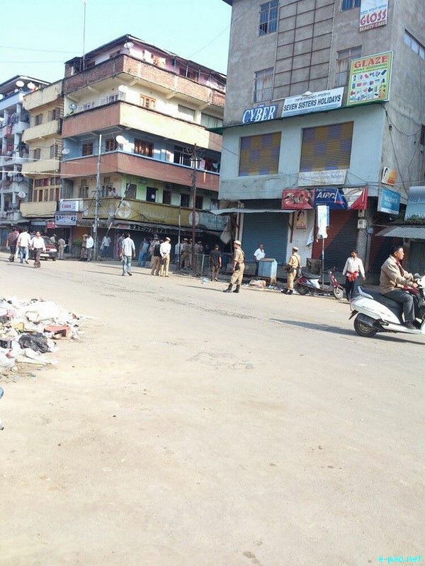 Bomb Blast at the heart of Imphal City near Chandu wine shop :: October 18 2013