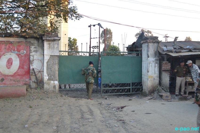 A Bomb blast at Keisampat in front of Electricty power house  :: 25th November, 2013