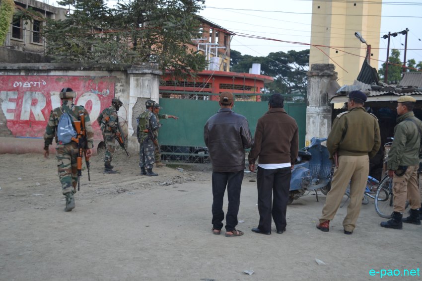 A Bomb blast at Keisampat in front of Electricty power house  :: 25th November, 2013