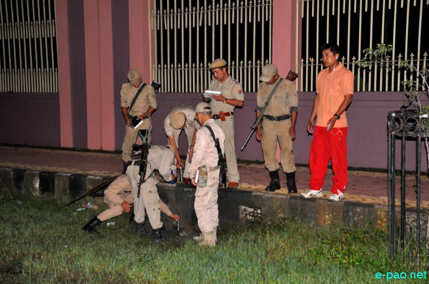 Bomb blast in front of City Convention Centre, Imphal :: 14 August 2013