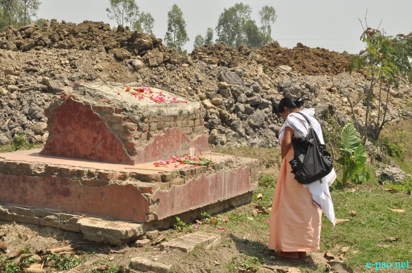 Athoubashinggi Ningshing Numit (Martyrs Day) observed at Kodompokpi :: 13 April 2014