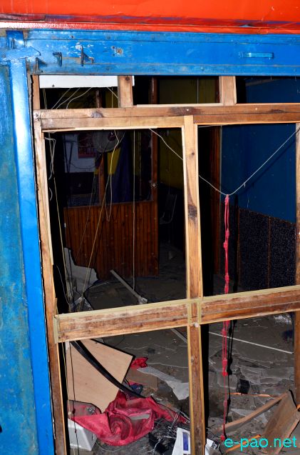 Bomb blast at Uripok Sorbon Thingel, Imphal :: 26 December 2014