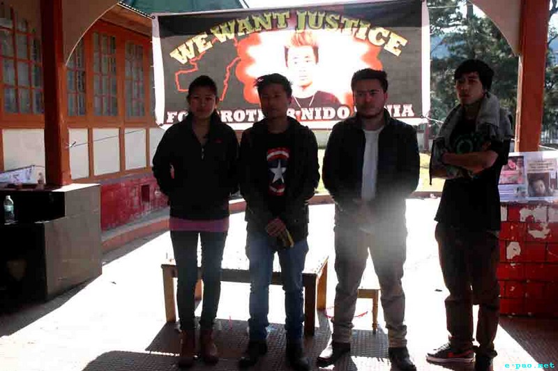 Rally at Shillong against Killing of Nido Tania, a student from Arunachal Pradesh, in Delhi :: 02 February 2014