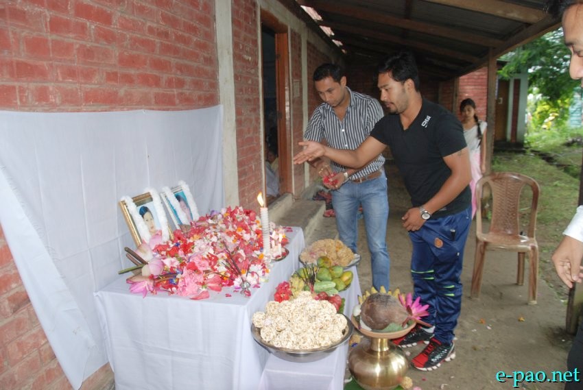 5th Death Anniversary of Thokchom Rabina and Chungkham Sanjit observed at Lamsang Keithel Community Hall :: 23 July, 2014