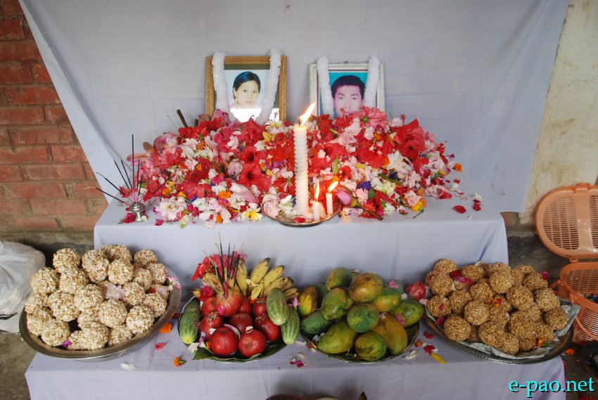 5th Death Anniversary of Thokchom Rabina and Chungkham Sanjit observed at Lamsang Keithel Community Hall :: 23 July, 2014