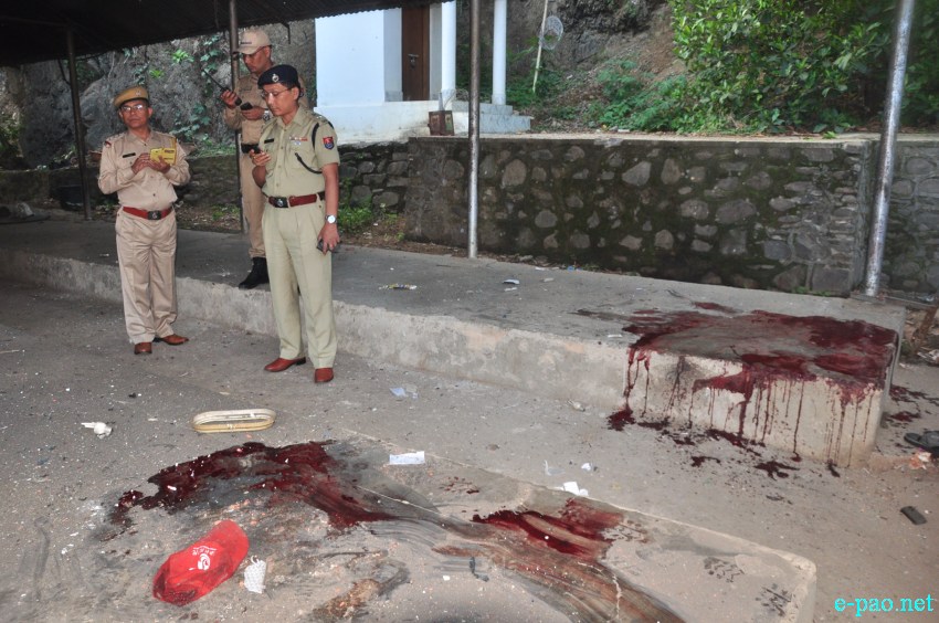 Bomb Blast  at Singjamei Chingamakhong, Imphal-West, Manipur ::  29 May 2014