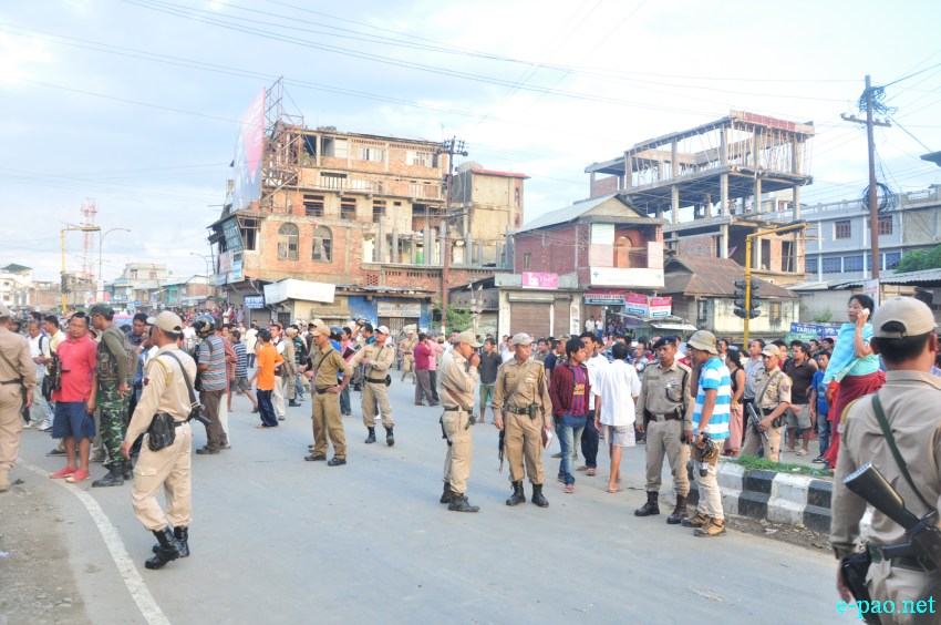 Bomb Blast  at Singjamei Chingamakhong, Imphal-West, Manipur ::  29 May 2014