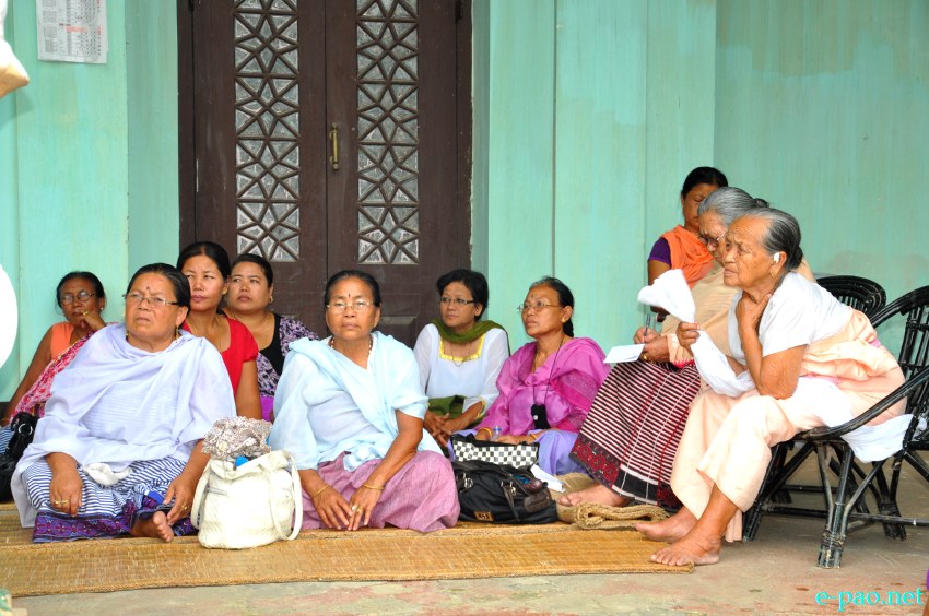 Sit-in protest and public meeting at Titular King of Manipur - Sana Konung (Royal Palace) :: 25th June 2013