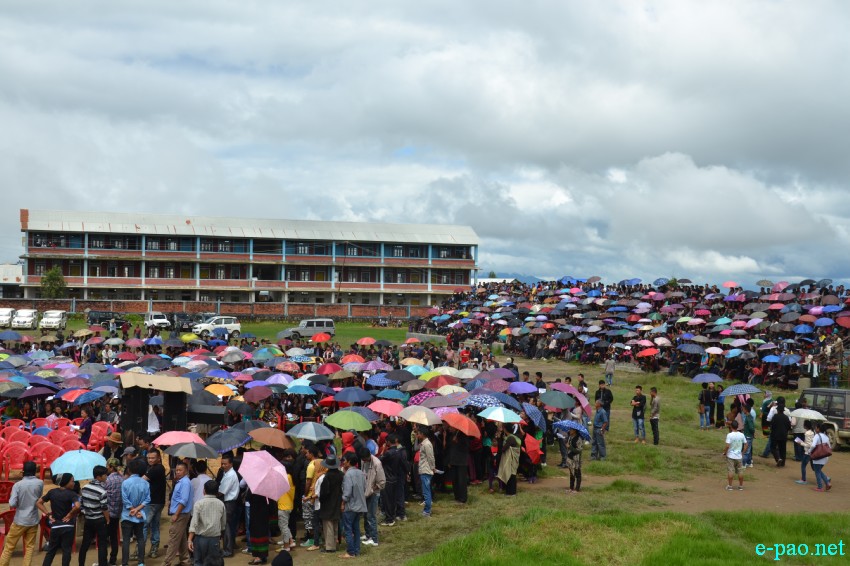 Funeral service of Mayopam Ramror and Ramkashing Vashi at TNL ground, Ukhrul :: 01 September 2014