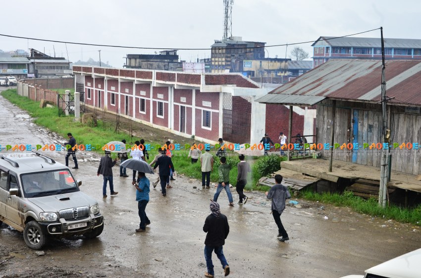 Peace rally organised by United Naga Council (UNC) turned violent at Ukhrul district headquarters :: 30 August 2014