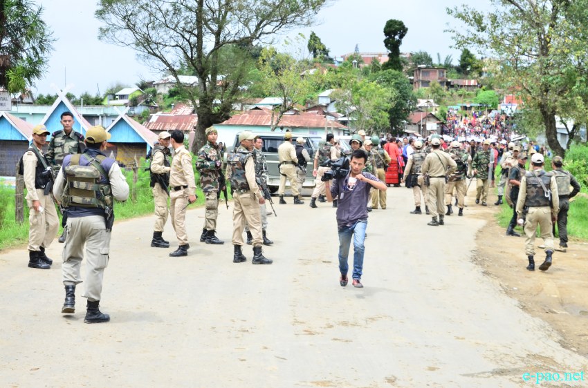 Peace rally organised by United Naga Council (UNC) at Ukhrul district headquarters :: 30 August 2014