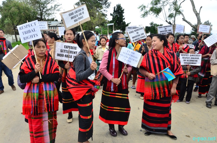  Peace rally organised by United Naga Council (UNC) at Ukhrul district headquarters :: 30 August 2014 