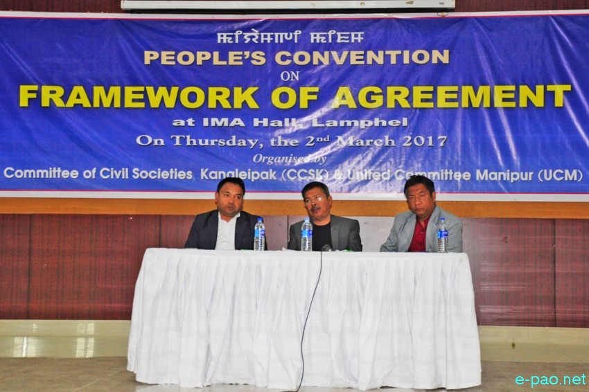 People's Convention on Framework of Agreement  at IMA Hall, Lamphel :: 02nd March 2017