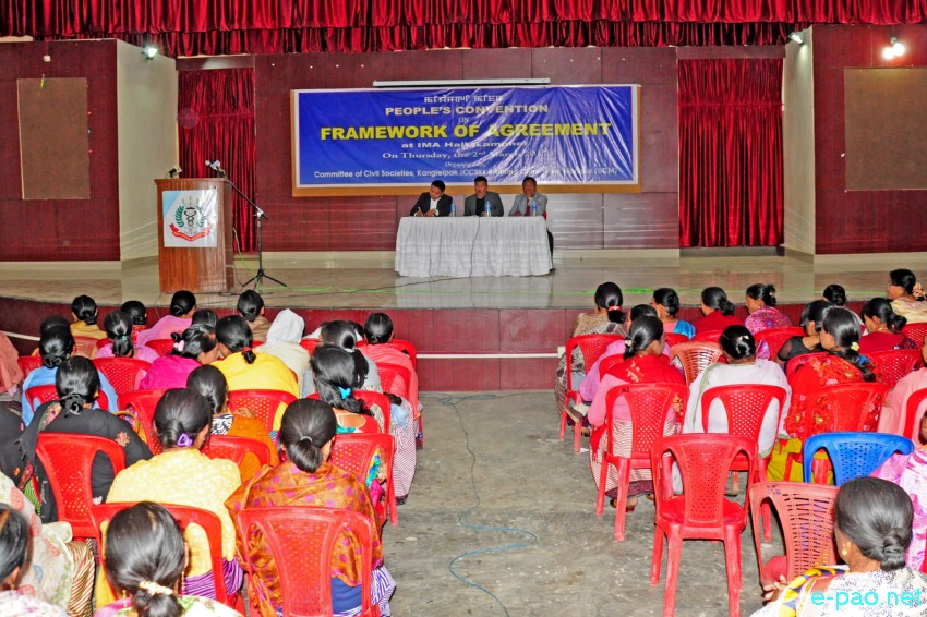 People's Convention on Framework of Agreement  at IMA Hall, Lamphel :: 02nd March 2017