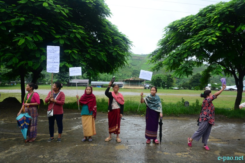 Protest Rally  in Kangpokpi against UNC's decision of District roll back :: 11 August, 2017