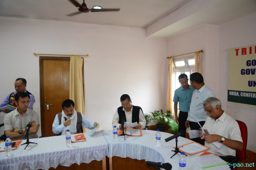 Tripartite Talks with Govt of India, Govt of Manipur & UNC at  Senapati :: 11th August, 2017