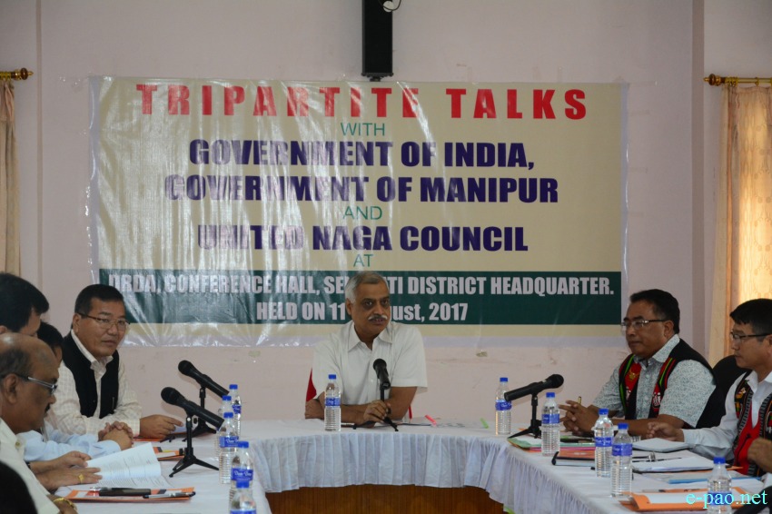Tripartite Talks with Govt of India, Govt of Manipur & UNC at  Senapati :: 11th August, 2017