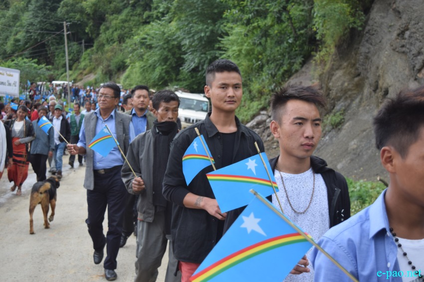 A rally for peace 'Expedite Framework Agreement' from Phalee to Somdal :: 14th August 2018