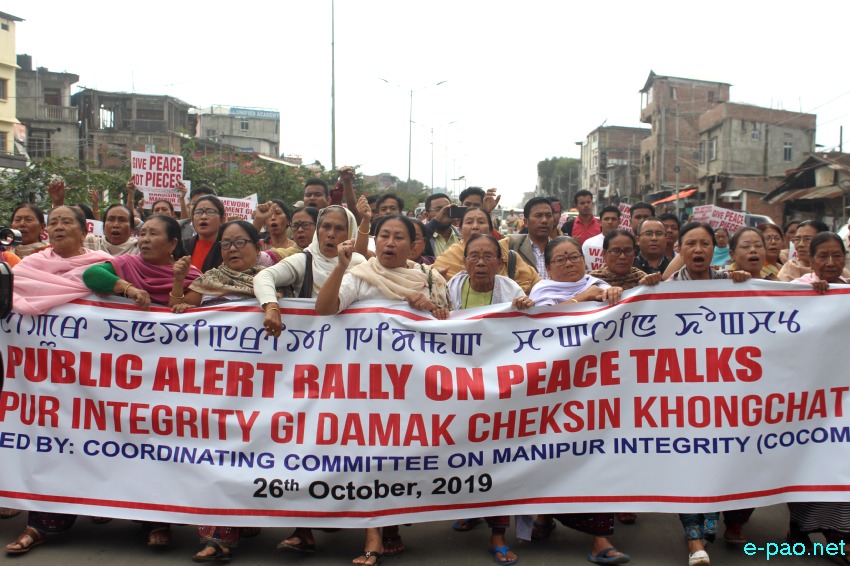 Public Alert Rally on Naga Peace Talks at Kwakeithel, Keishampat Junction :: 26 October 2019