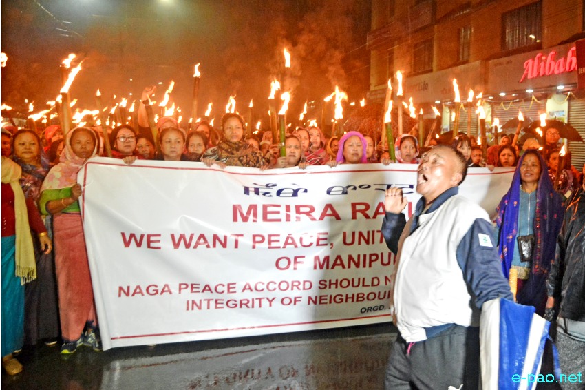 Meira Rally on Indo Naga Peace Talk under aegis of COCOMI at Thangmeiband :: 10th November 2019