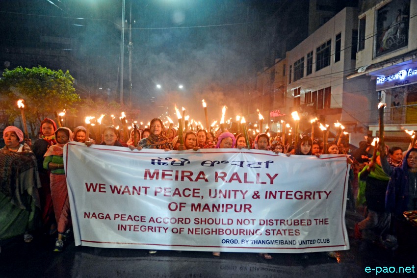 Meira Rally on Indo Naga Peace Talk under aegis of COCOMI at Thangmeiband :: 10th November 2019