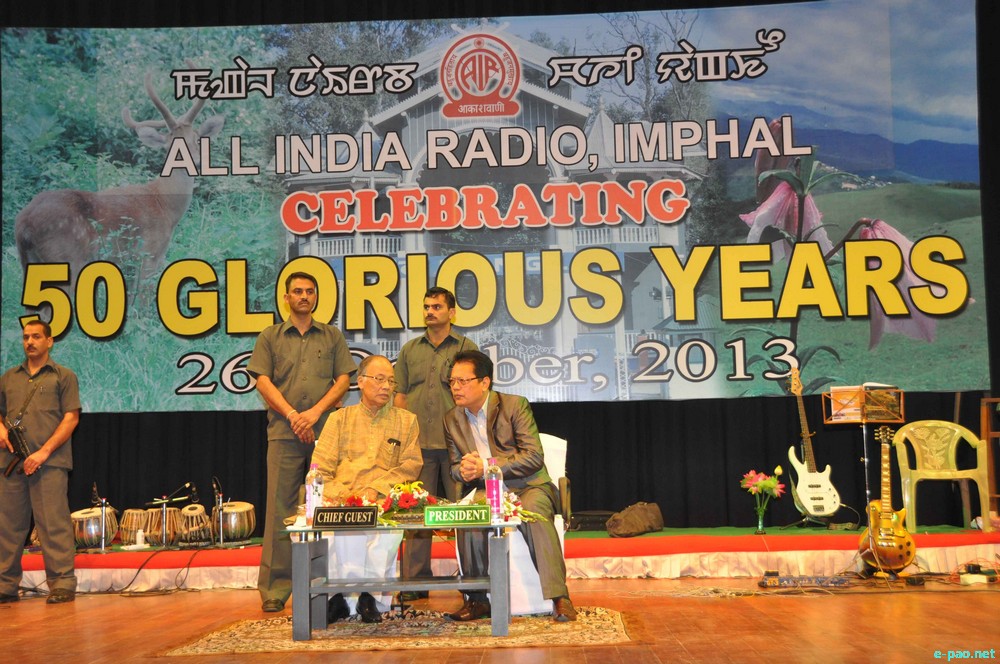  Golden Jubilee Celebration of All India Radio (AIR), Imphal at MFDC Auditorium, Imphal :: 26 October 2013 