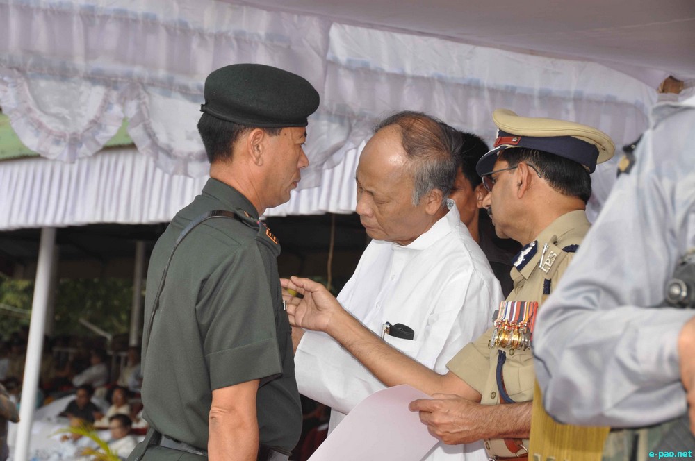 121st Raising Day anniversary of Manipur Police at 1st MR Parade Ground :: 19 October 2013