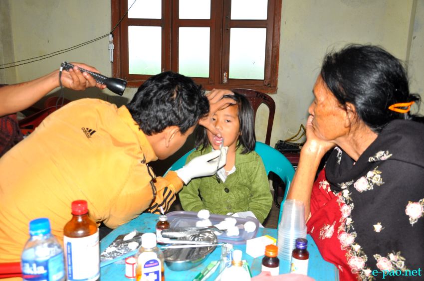 Free Health Camp at Kamjong, Ukhrul District by Royal Rider Manipur (RRM)  :: 28 September 2013