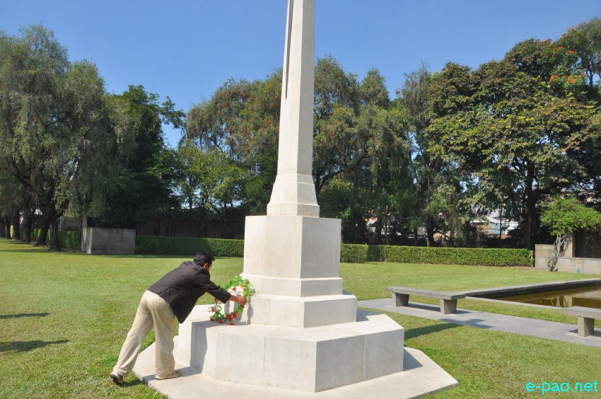 Remembrance Sunday at Imphal War Cemetery, Deulahland and Imphal Indian Army War Cemetery, Hatta :: 10 November 2013