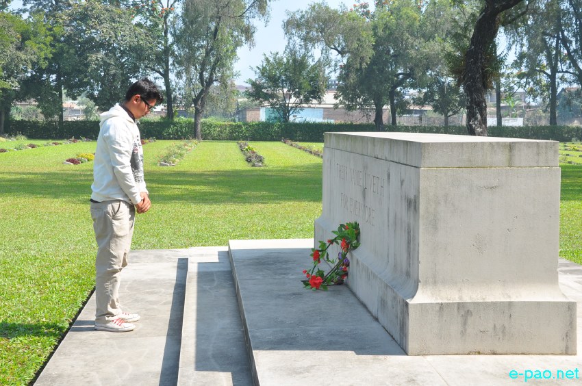 Remembrance Sunday at Imphal War Cemetery, Deulahland and Imphal Indian Army War Cemetery, Hatta :: 10 November 2013